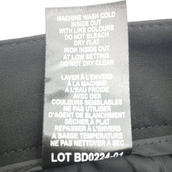 NWT Talbots Ladies Size 16/30 Black Zipper & 2 Clasp Closure Dress Pants - Picture 5 of 13